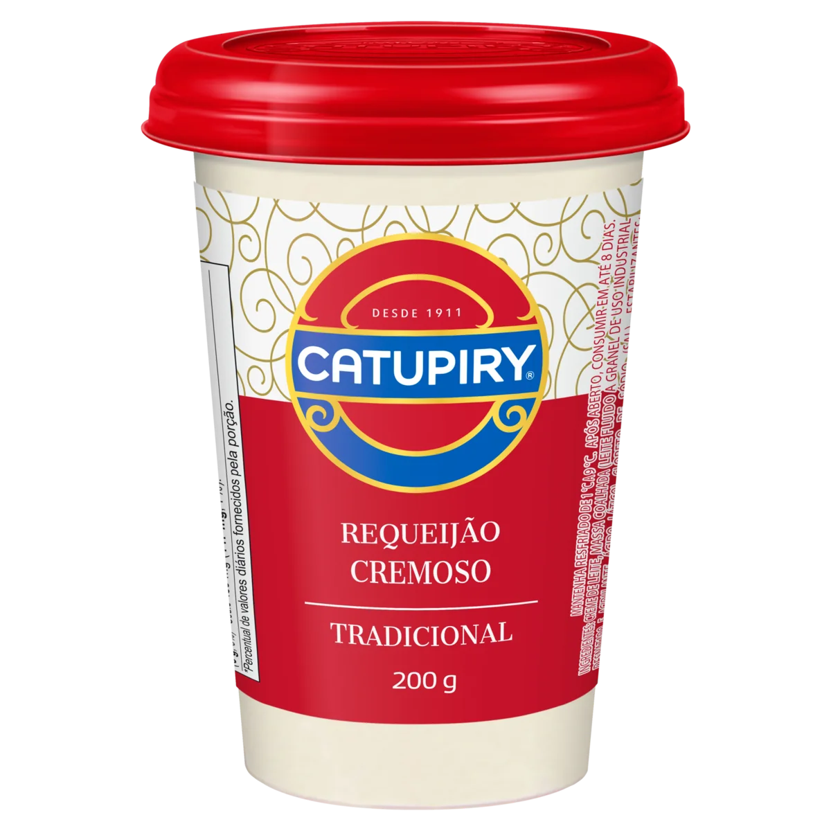 Traditional Creamy Requeijão Catupiry – 200g Cup
